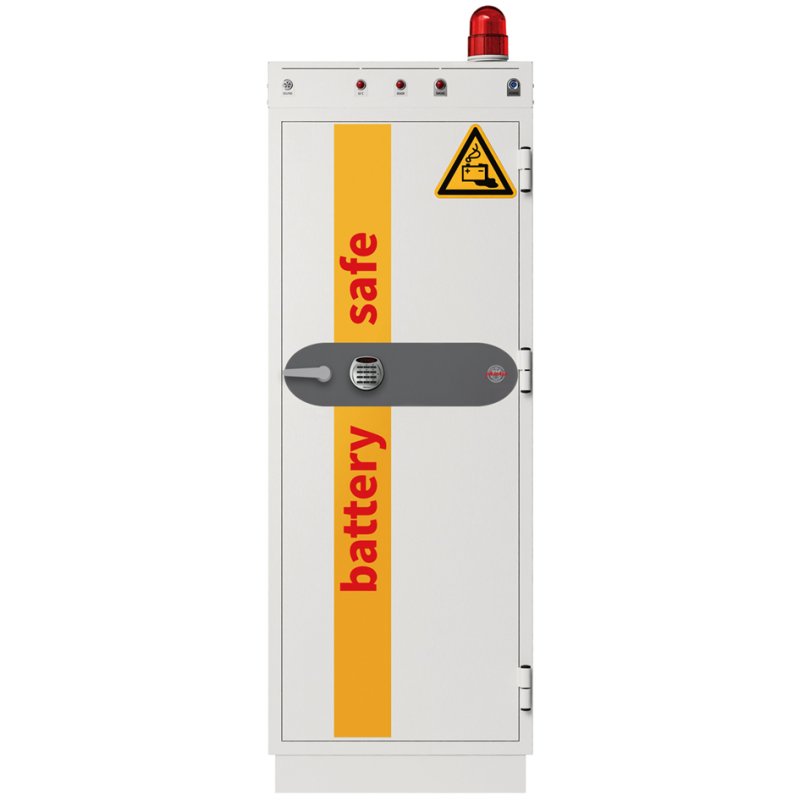 phoenix coffre-fort batterie BATTERY COMMANDER PRO, blanc, serrure électronique, 569 litres
